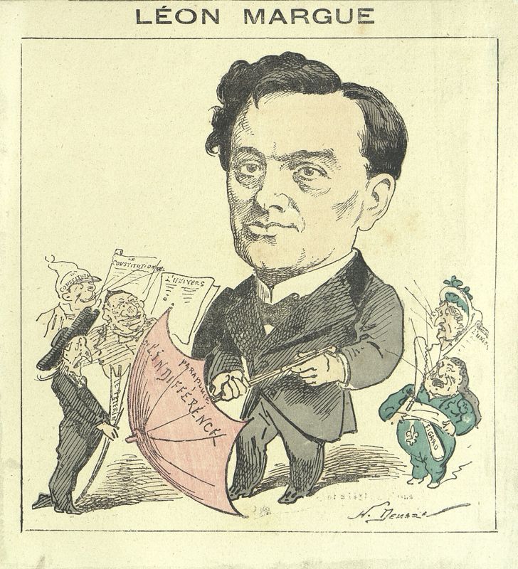 Caricature de Léon Margue (2 Fi 2/59, s.d.)