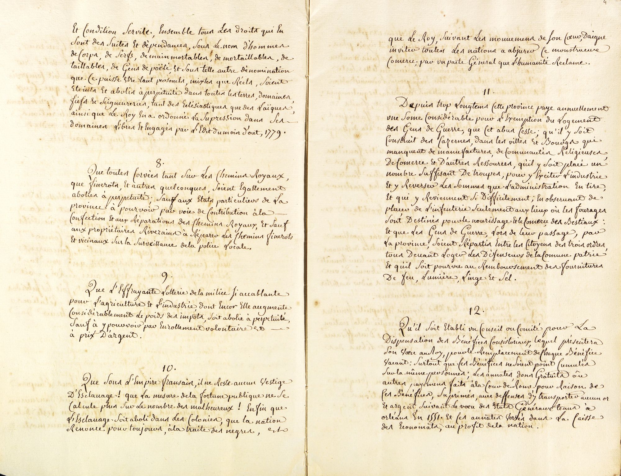 Cahier de doléances de Toulon-sur-Arroux, 1789 - 2 L 377 (AD 71)