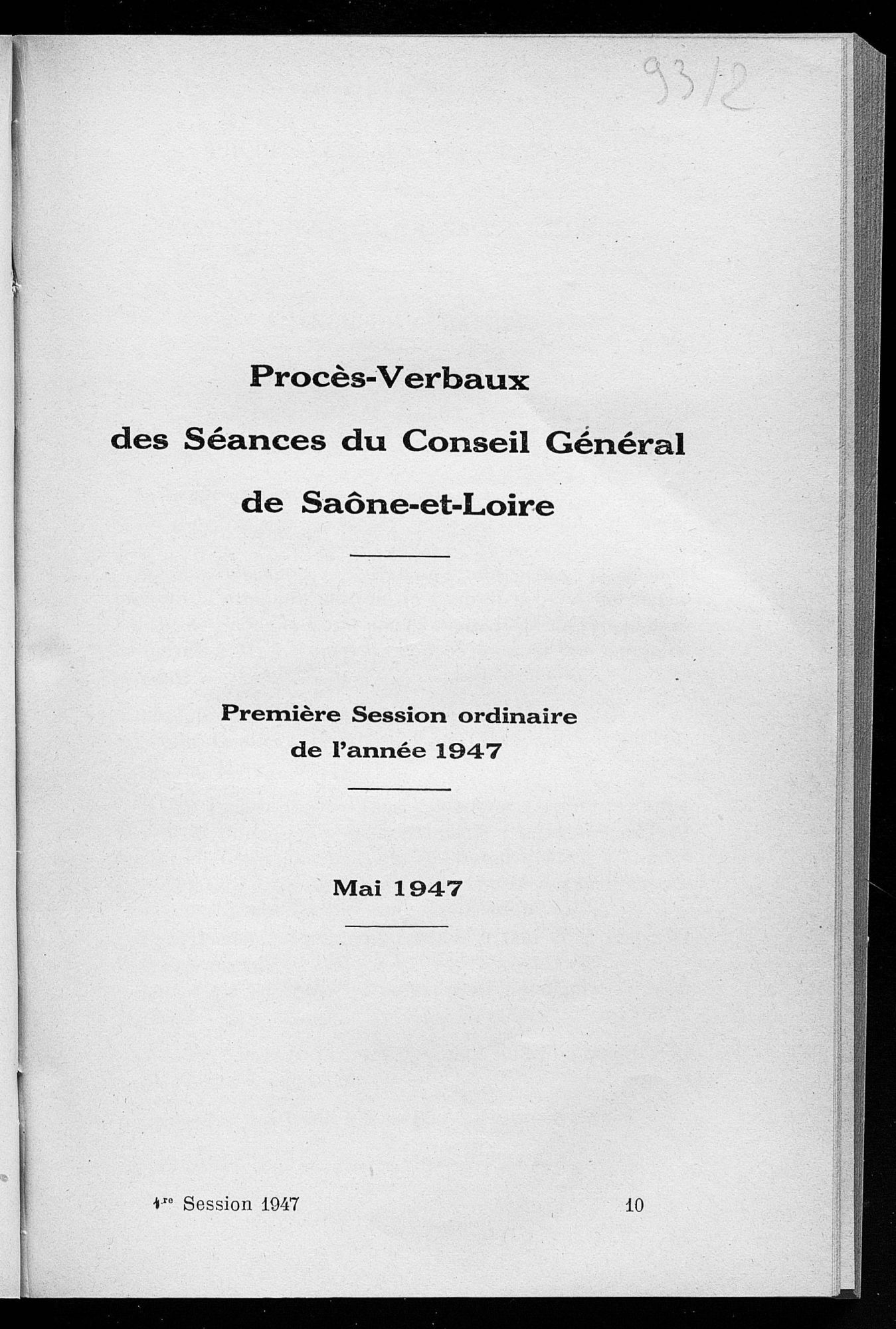 Consultation par session