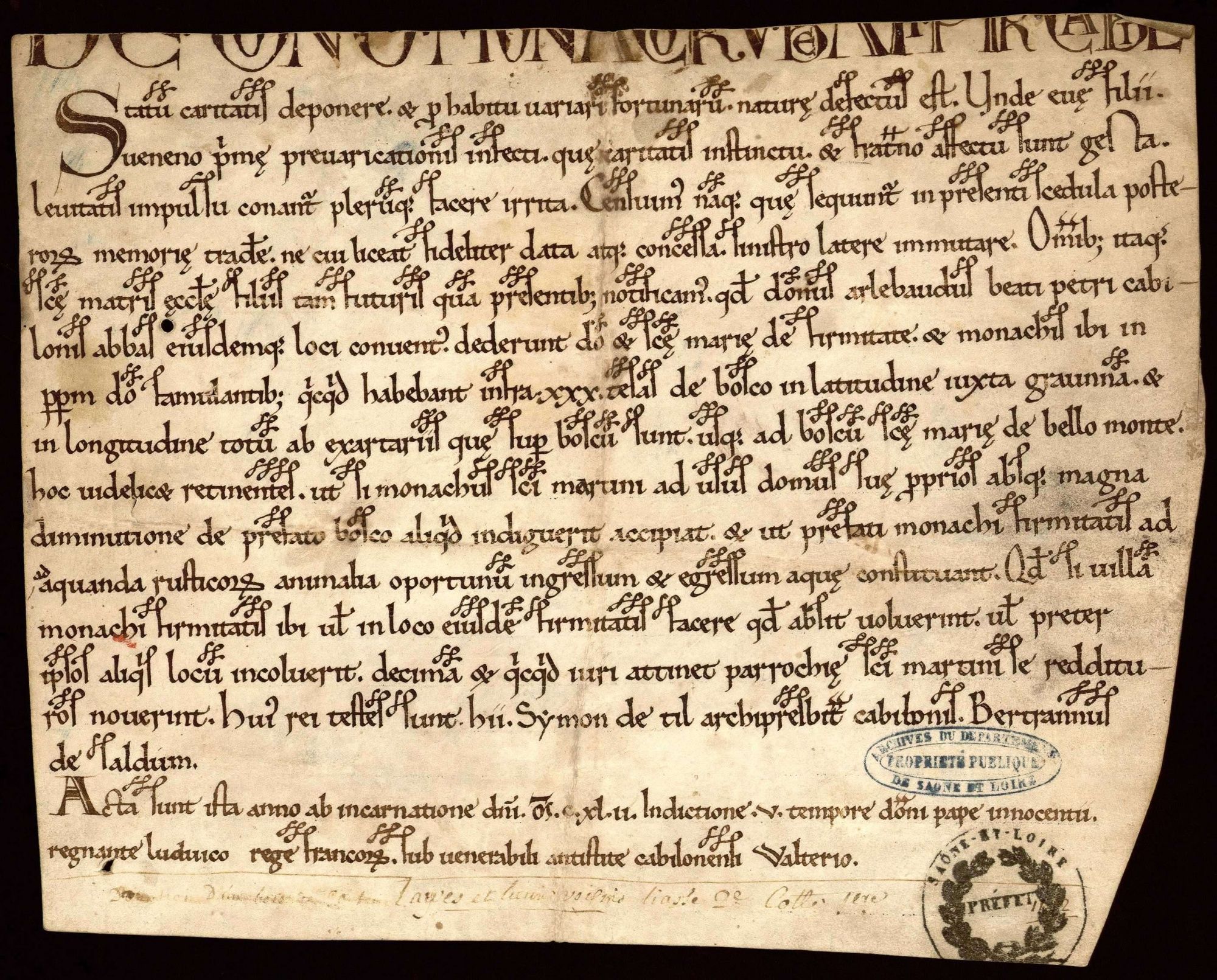 En Bourgogne méridionale au XIIe siècle