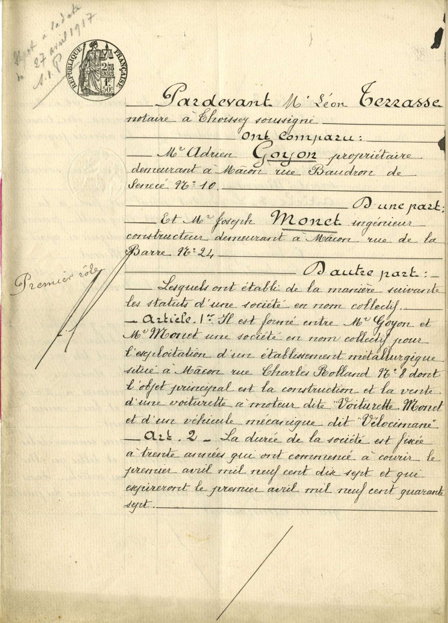 Monet-et-Goyon : une marque centenaire