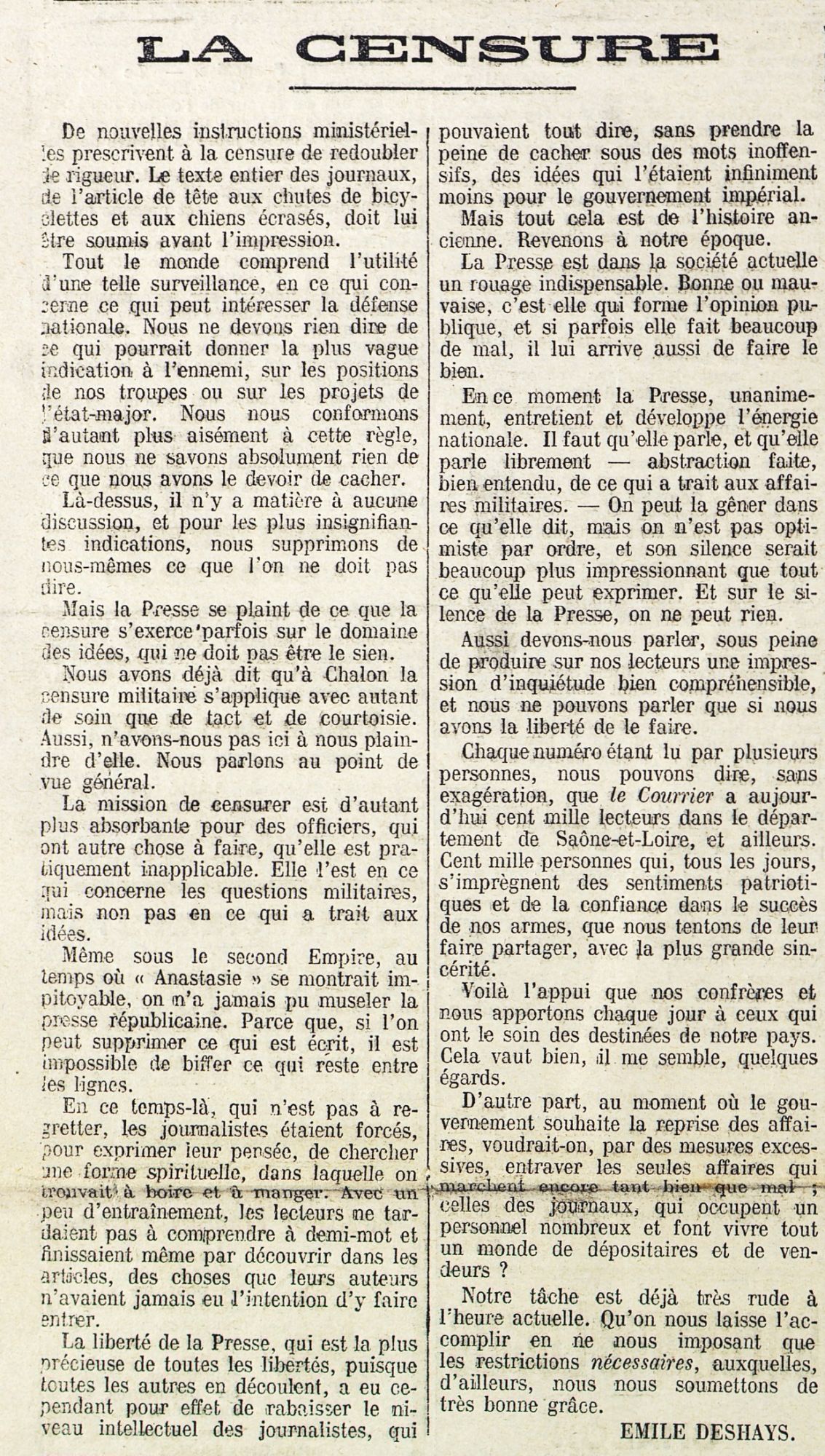 Presse et liberté