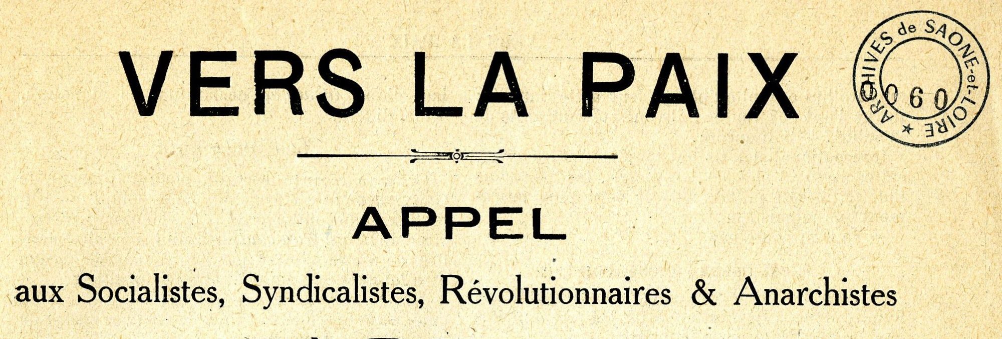 Guerre à la guerre !