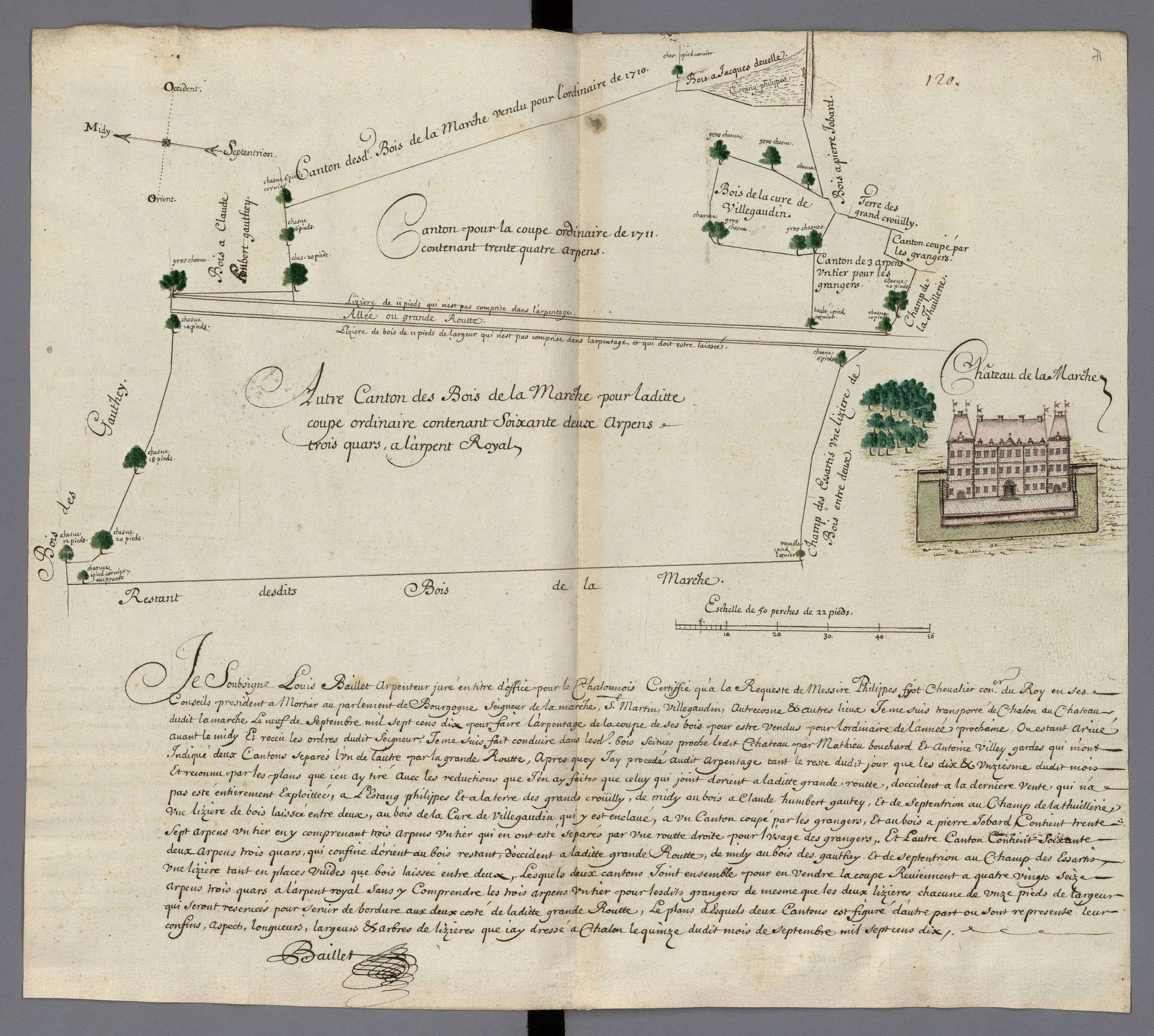 Nouvelles mises en ligne (extrait de 2 E 221, seigneurie de la Marche )