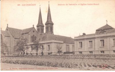 Église et maison de retraite Saint-Henri. Collection privée.                                                      