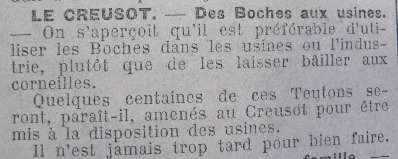 Le Progrès de Saône-et-Loire, 14 juin 1916. ADSL PR 97/78