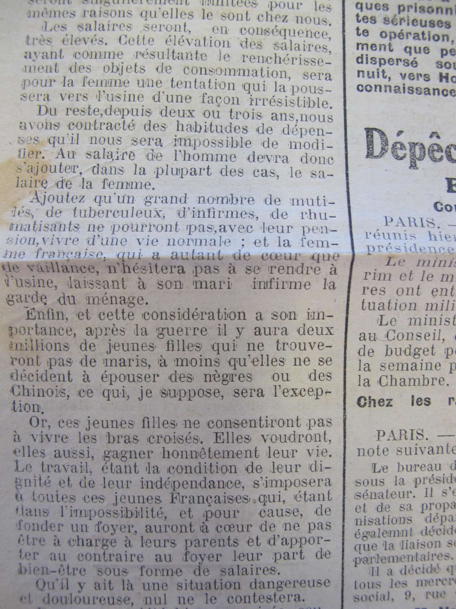 Le Progrès de Saône-et-Loire, 7 novembre 1917. ADSL PR 97/81