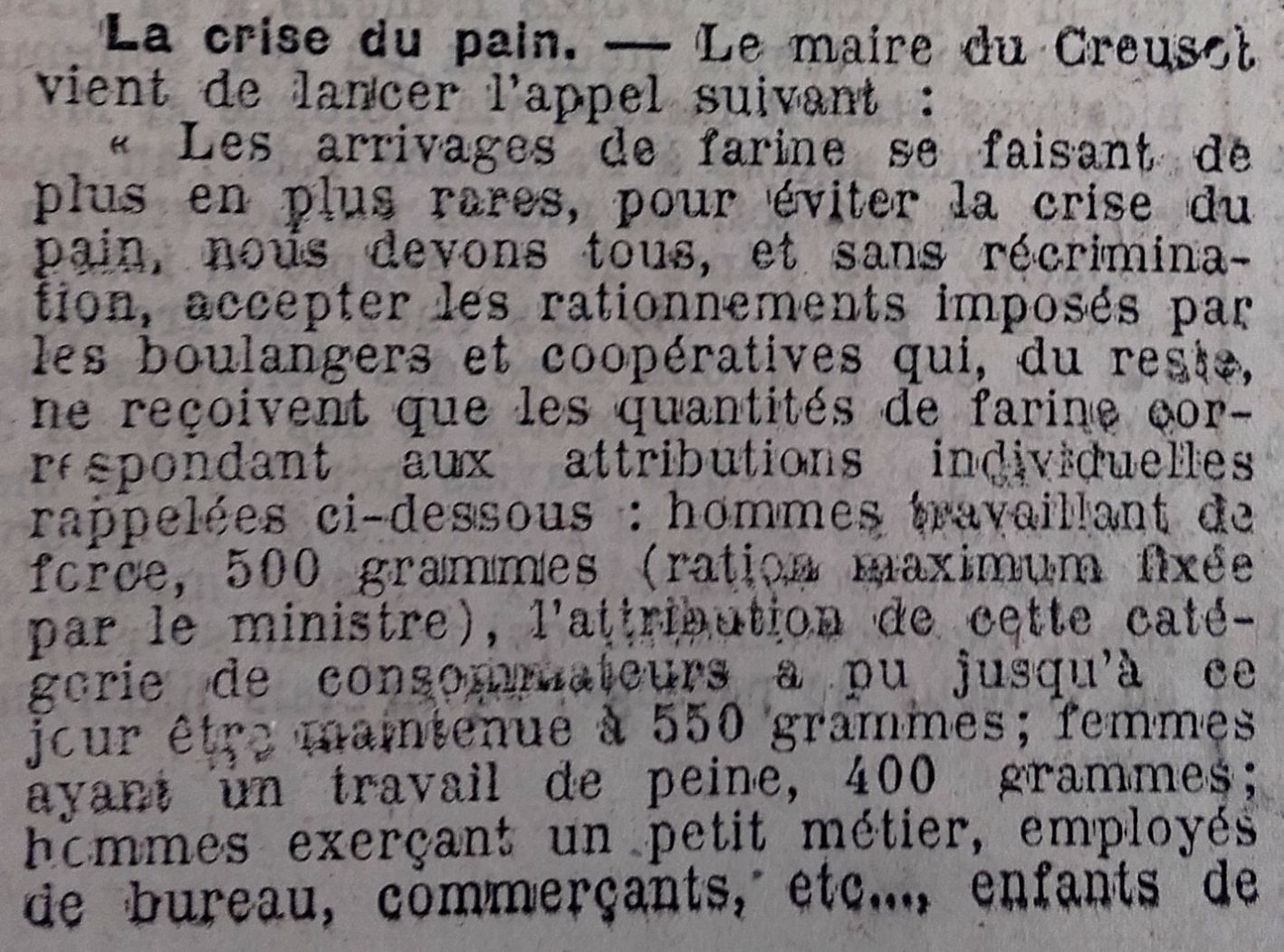 Le Progrès de Saône-et-Loire, 24 avril 1918, page 1/2. ADSL, PR 97/82