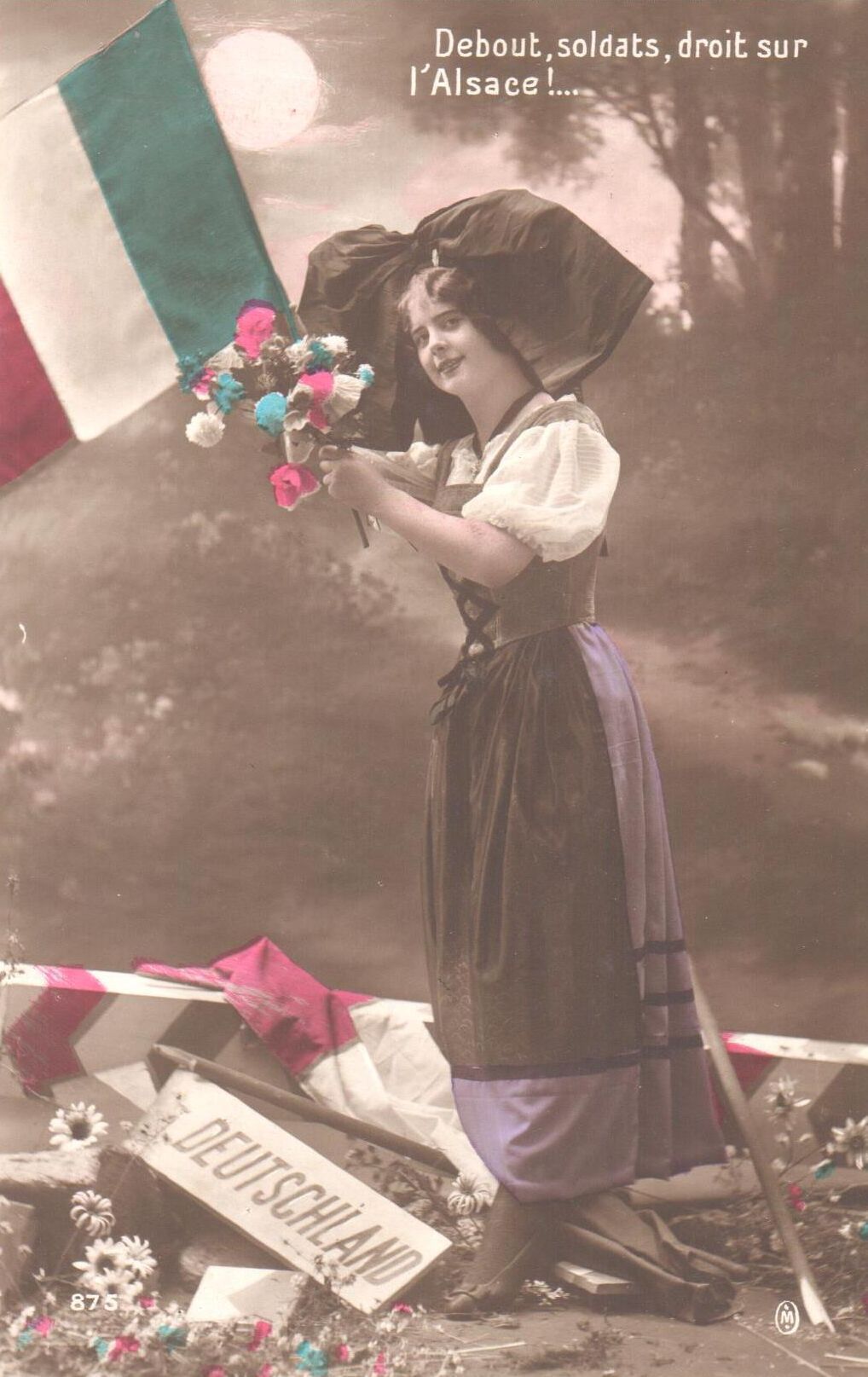 Francine à Louis, carte en circulation le 8 novembre 1914. Collection Rochette