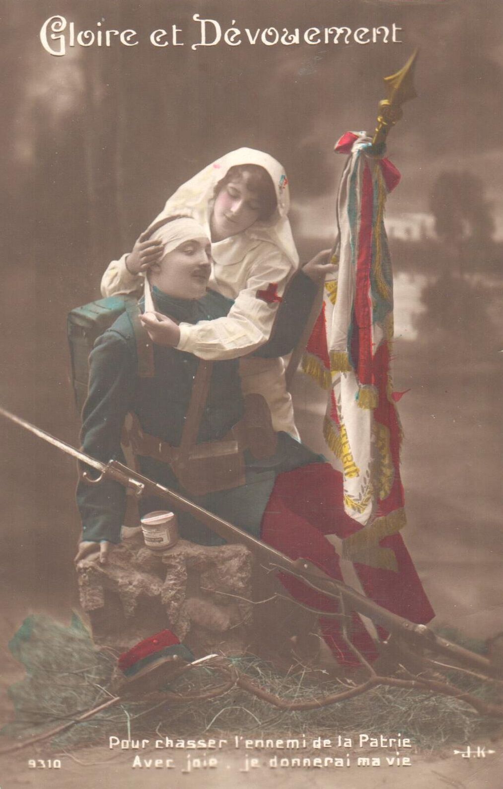 Francine à Louis, carte en circulation le 17 novembre 1914. Collection Rochette