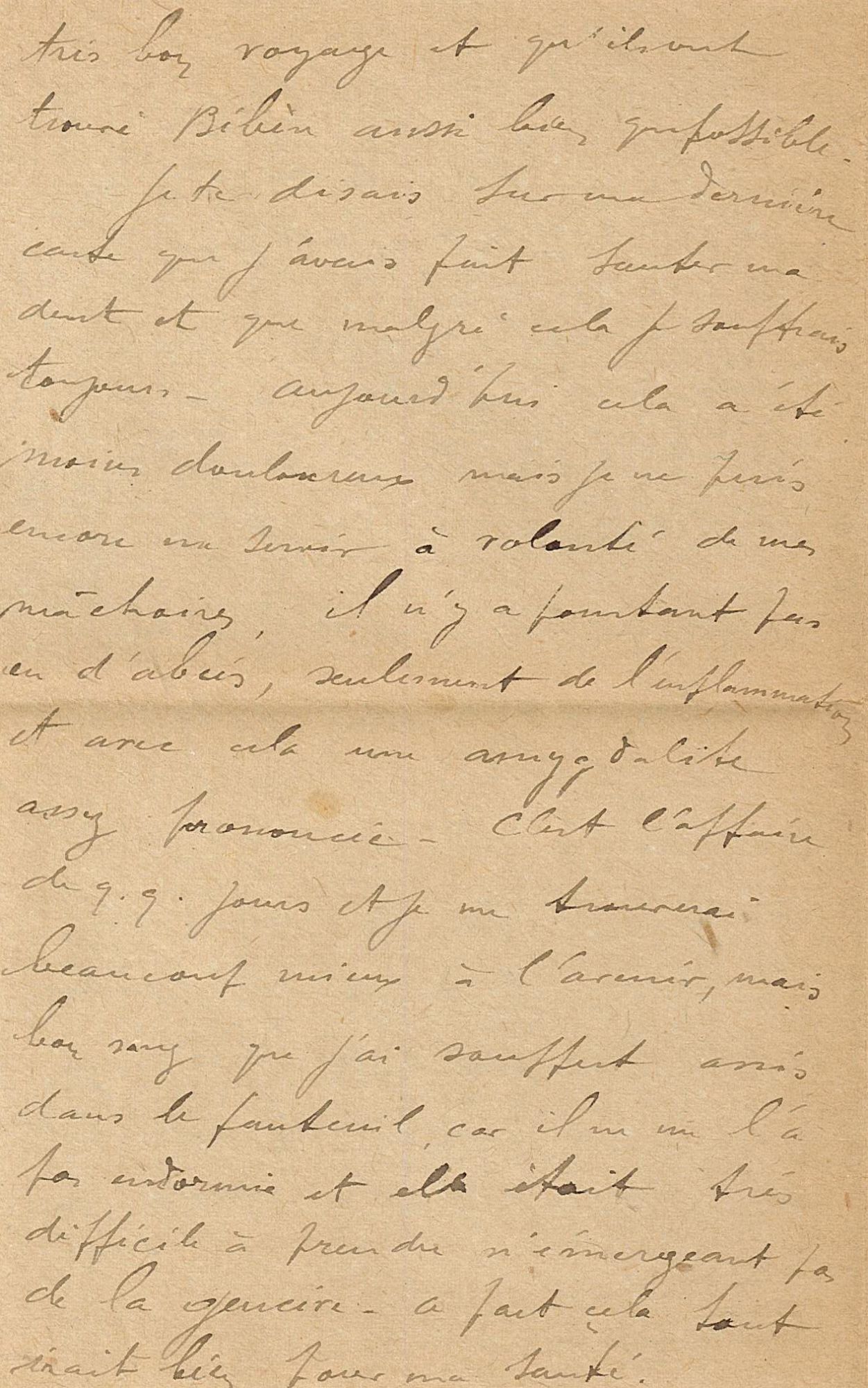 Lettre de Jean Jusot à son épouse Jeanne, 15 septembre 1918, page 2/4. CUCM, dépôt Famille Jusot